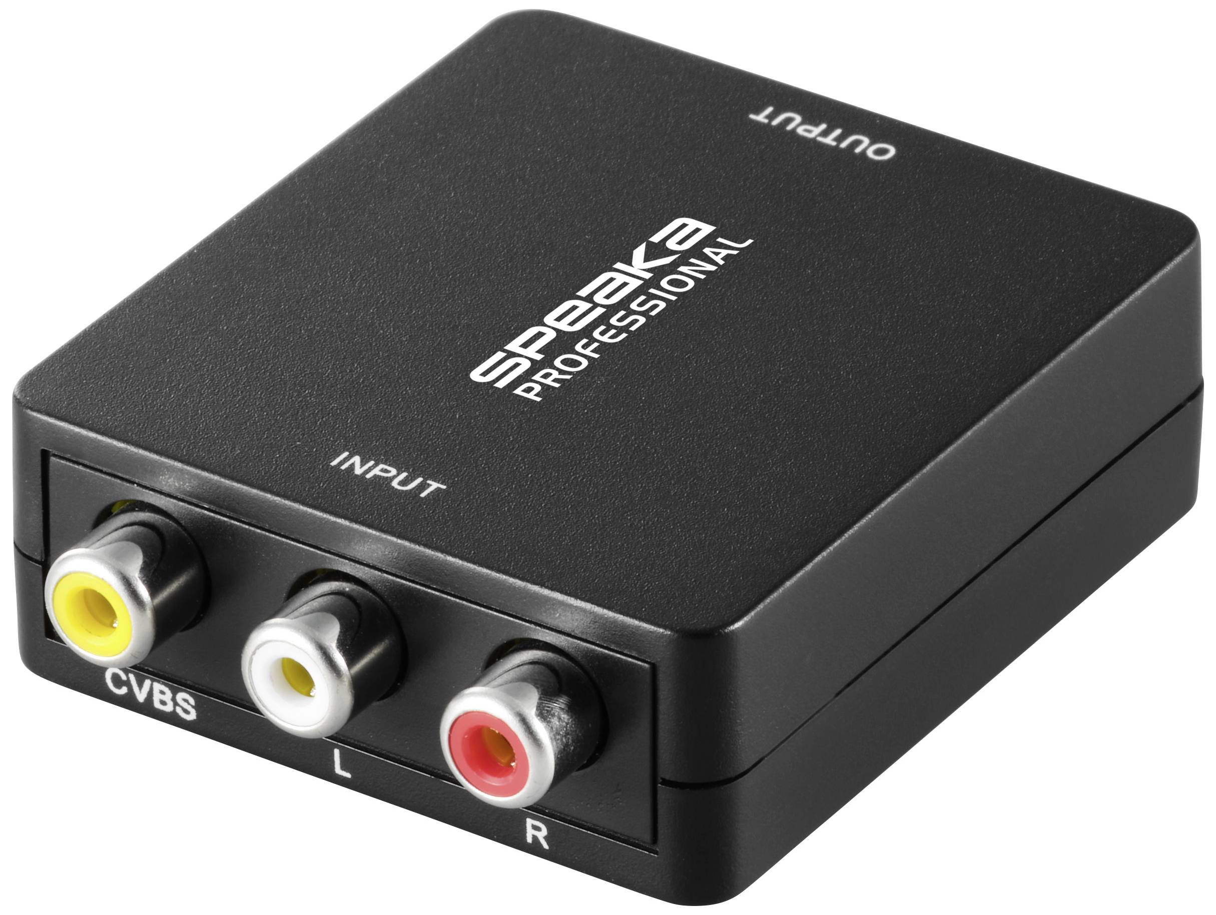SpeaKa Professional AV Konverter [RCA – HDMI] 1920 x 1080 Pixel