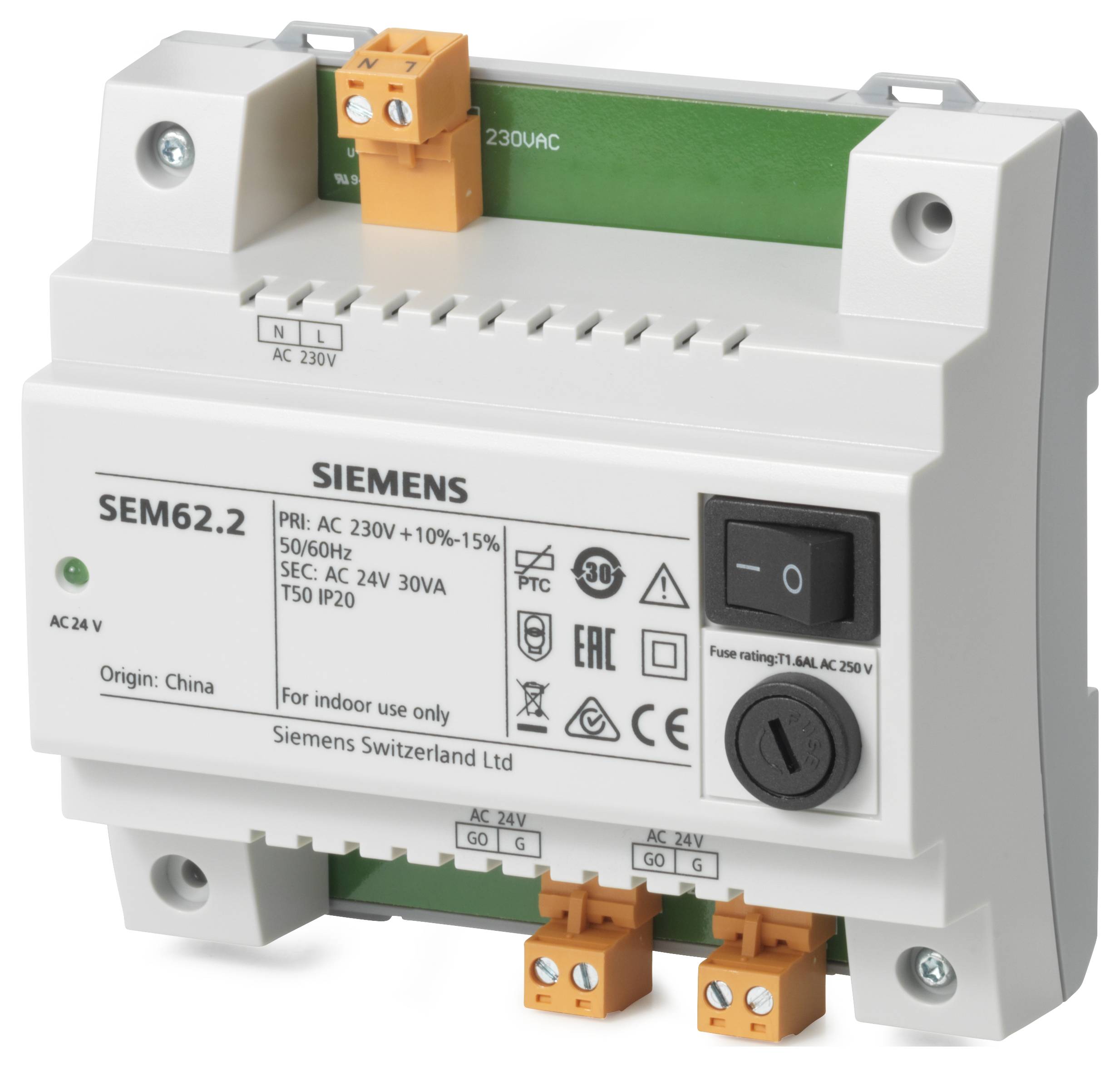 Siemens BPZ:SEM62.2 Transformer Innehåll 1 st