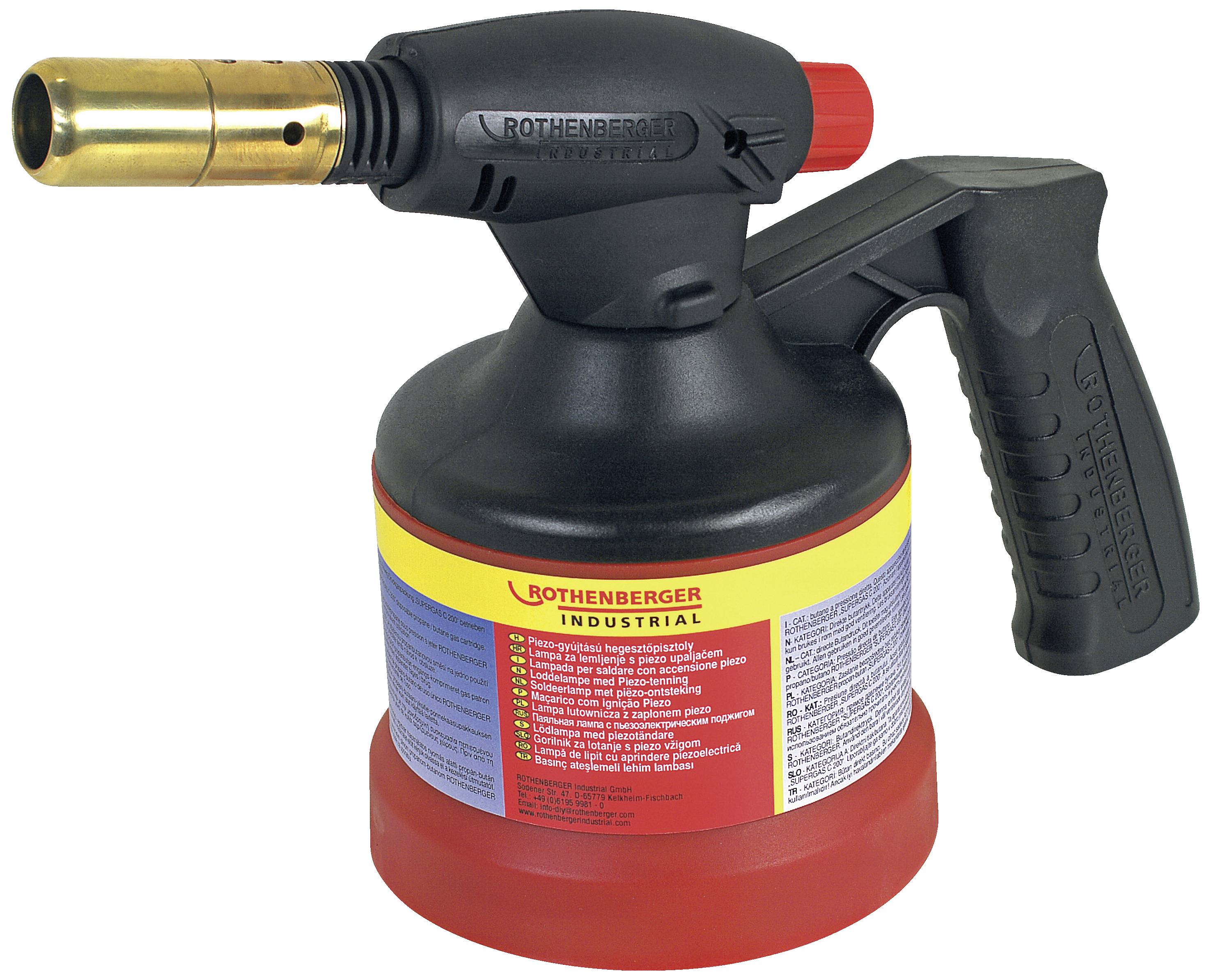 Rothenberger Industrial ROFLAME PIEZO Lödlampa 1800 °C inkl. Piezozünder 1 st