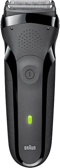 Braun 300s – Series 3 163305 Rakapparat Svart, Grön