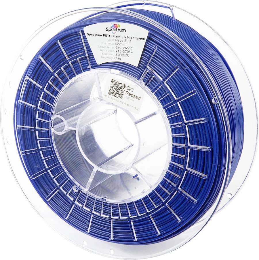 Spectrum Filaments 81549 PETG Premium High Speed 3D-skrivare Filament PETG Highspeed-filament, kemiskt beständig 1.75 mm