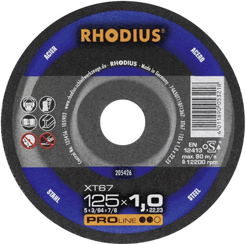 Rhodius XT67 205599 Separationspår rakt 115 mm 22.23 mm 1 st