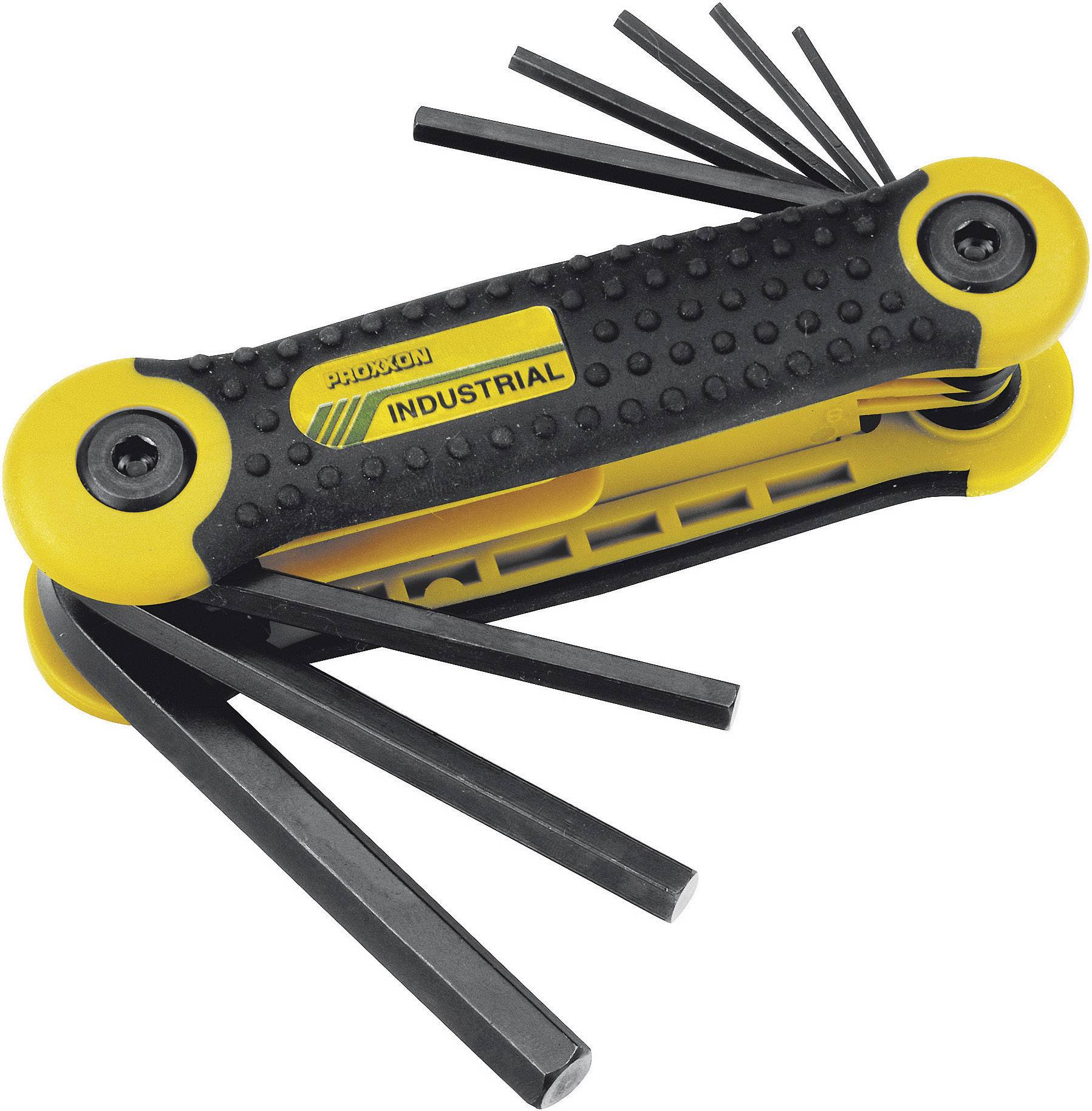 Proxxon Industrial Inner-sexkantig Vinkelskruvmejselset 1.5 mm, 2 mm, 2.5 mm, 3 mm, 4 mm, 5 mm, 6 mm, 8 mm 8 delar