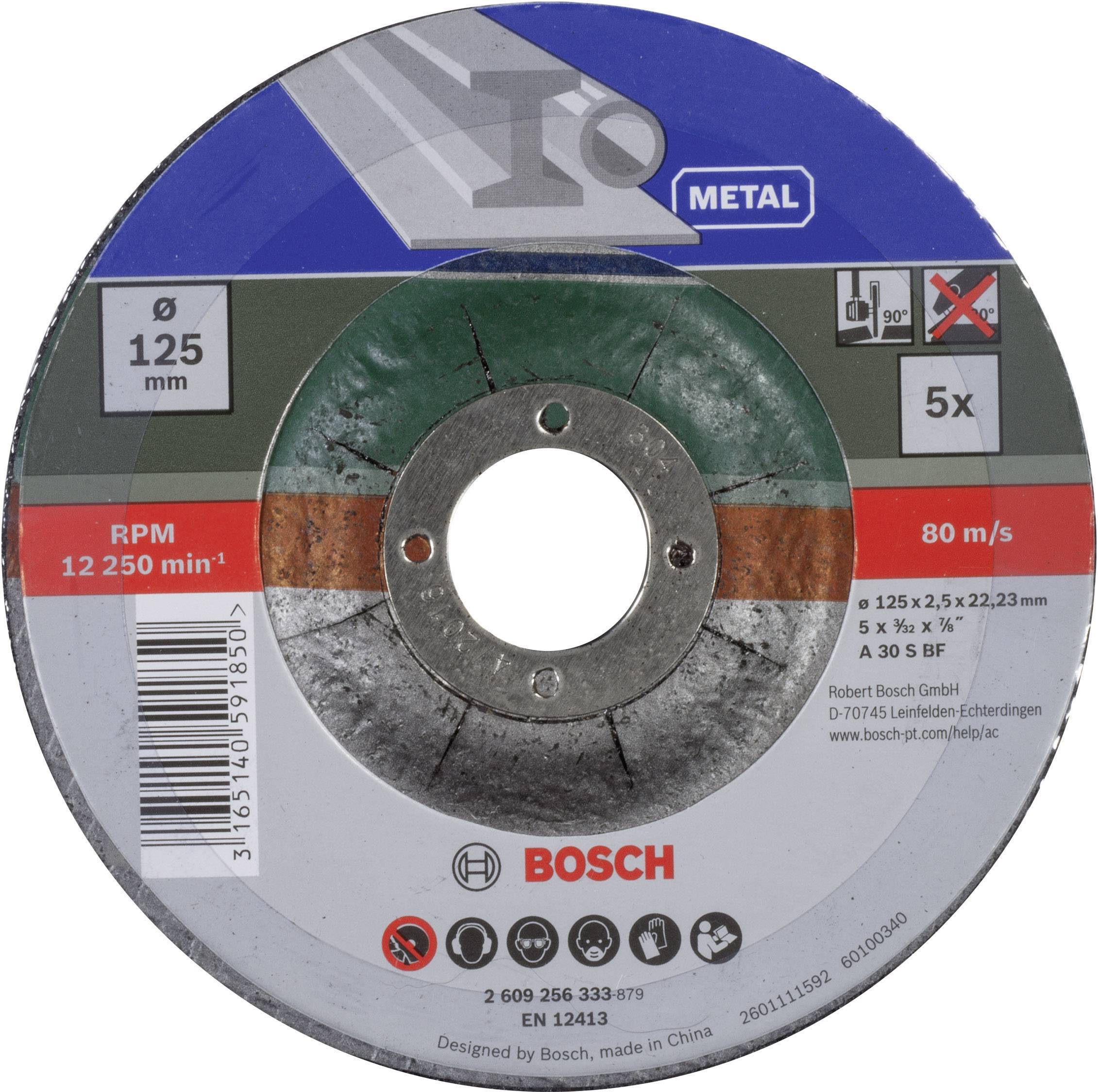 Bosch Accessories A 30 S BF 2609256333 Kapskiva bockad 125 mm 22.23 mm 5 st