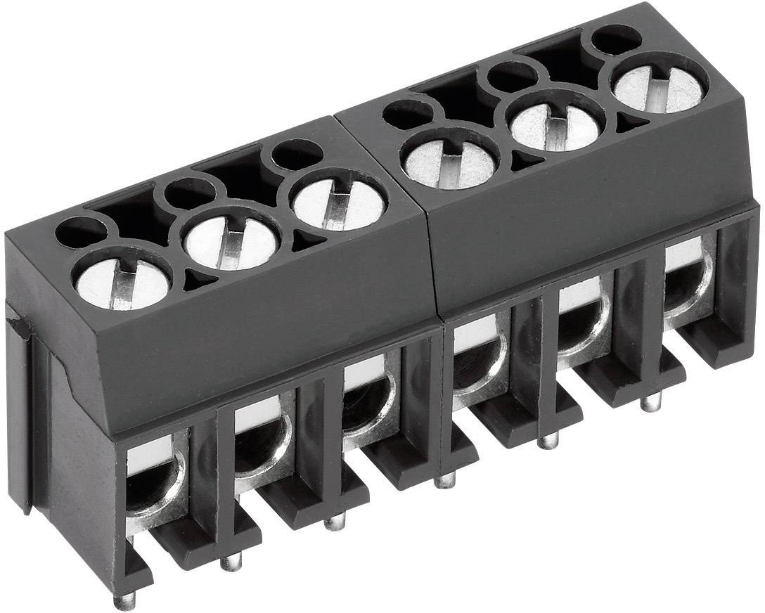 PTR Hartmann AK100/2DS-5.0-V Skruvklämma block 2.50 mm² Antal poler 2 Grå 1 st