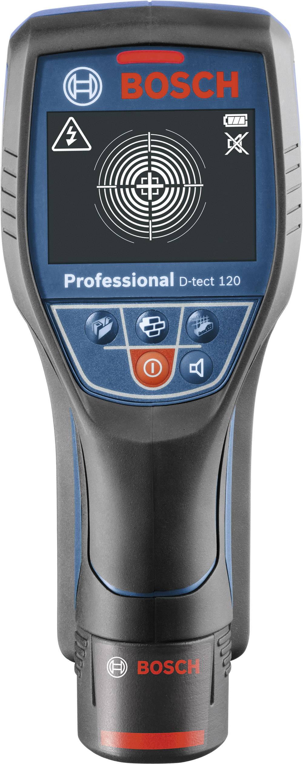 Bosch Professional Sökapparat D-tect 120 0601081301 Lastdjup (max.) 12 m Lämplig för Trä, Järnmetall, Icke-järnmetall, s