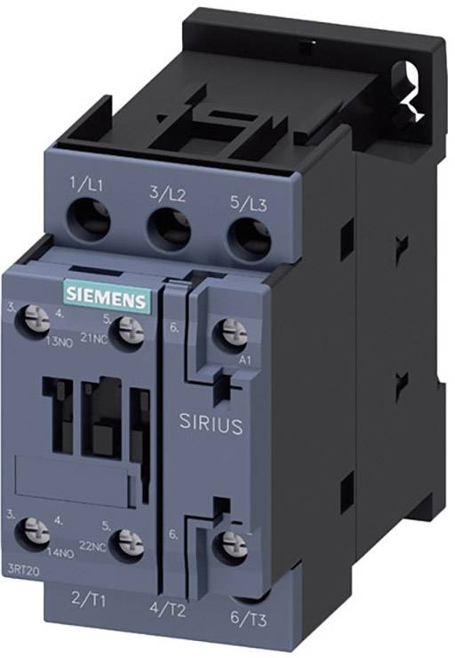 Siemens 3RT2025-1AP00 Kontaktor 3 NO 7.5 kW 230 V/AC 17 A med hjälpkontakt 1 st