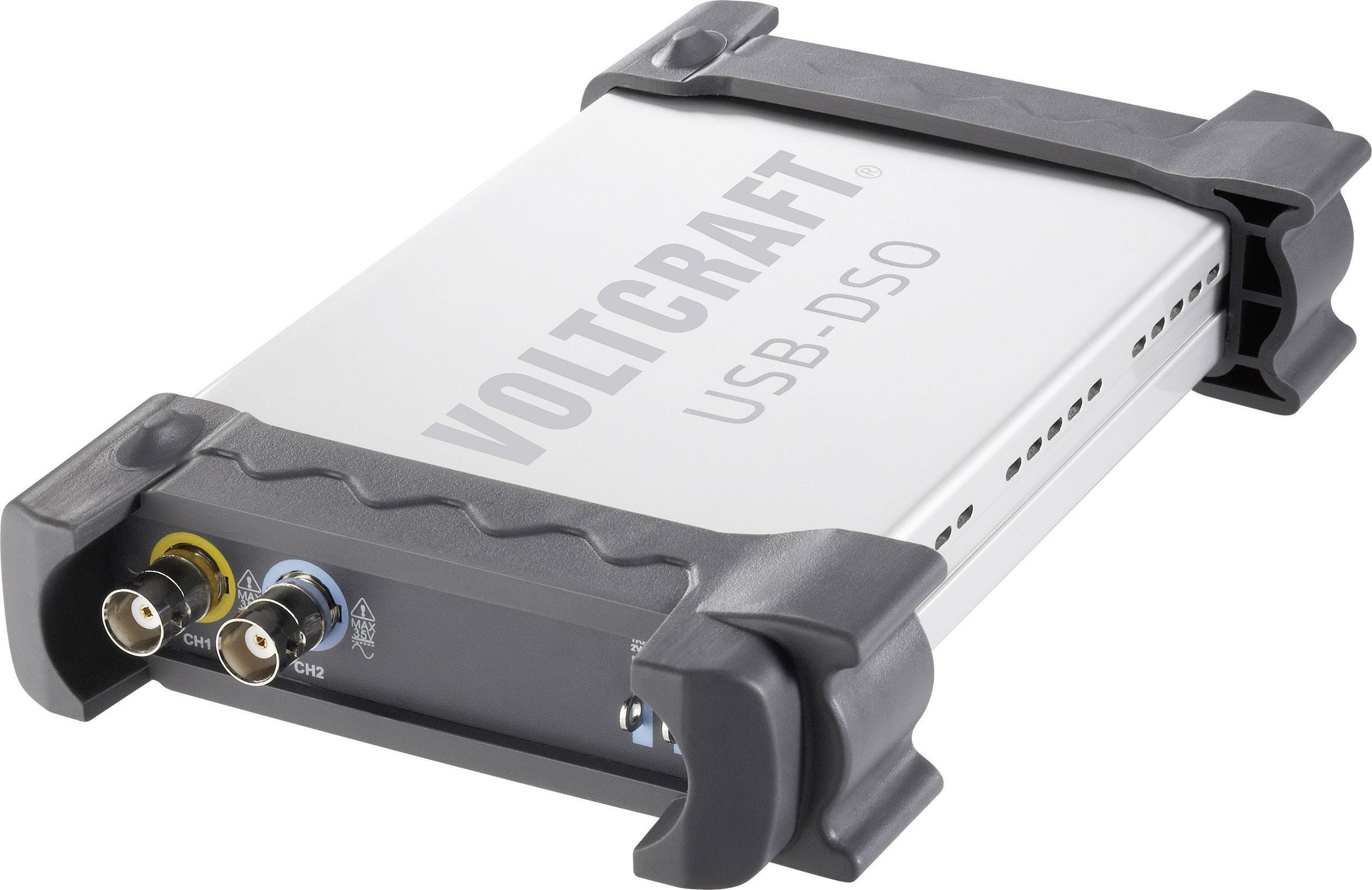 VOLTCRAFT DSO-2020 USB PC-oscilloskop Kalibrerad (ISO) 20 MHz 2 kanaler 48 MSa/s 1 Mpts 8 Bit Digital lagring (DSO) 1 st