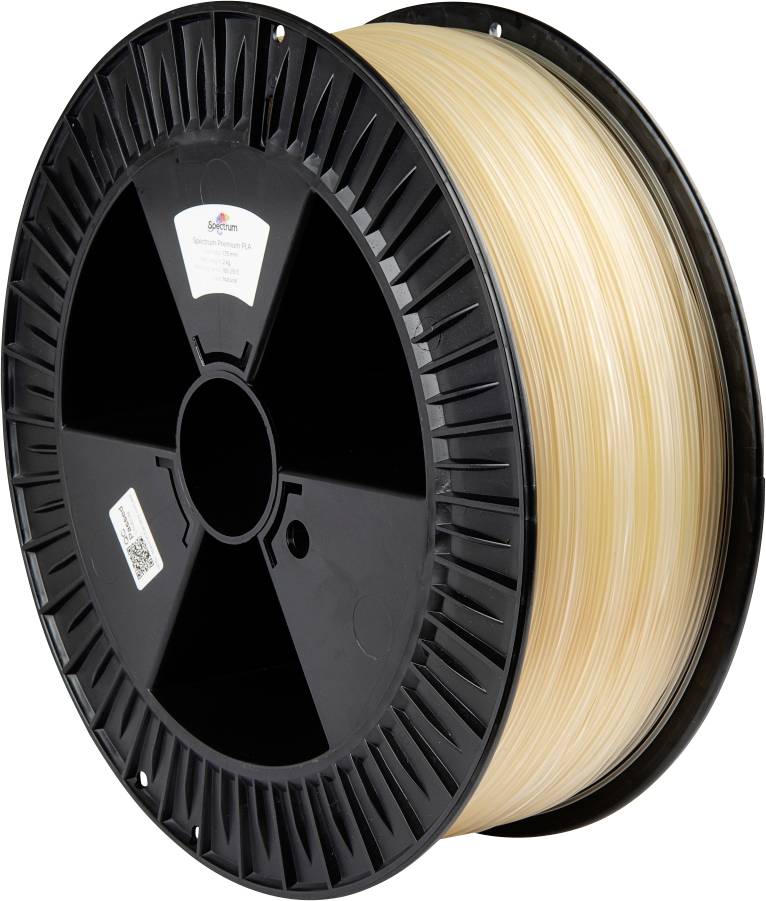 Spectrum Filaments 80124 PLA Premium 3D-skrivare Filament PLA-plast Hög draghållfasthet 1.75 mm 2000 g Natural, Natur 1