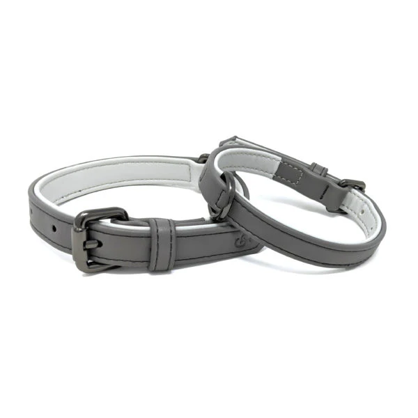 Cambridge Collar, grått hundhalsband