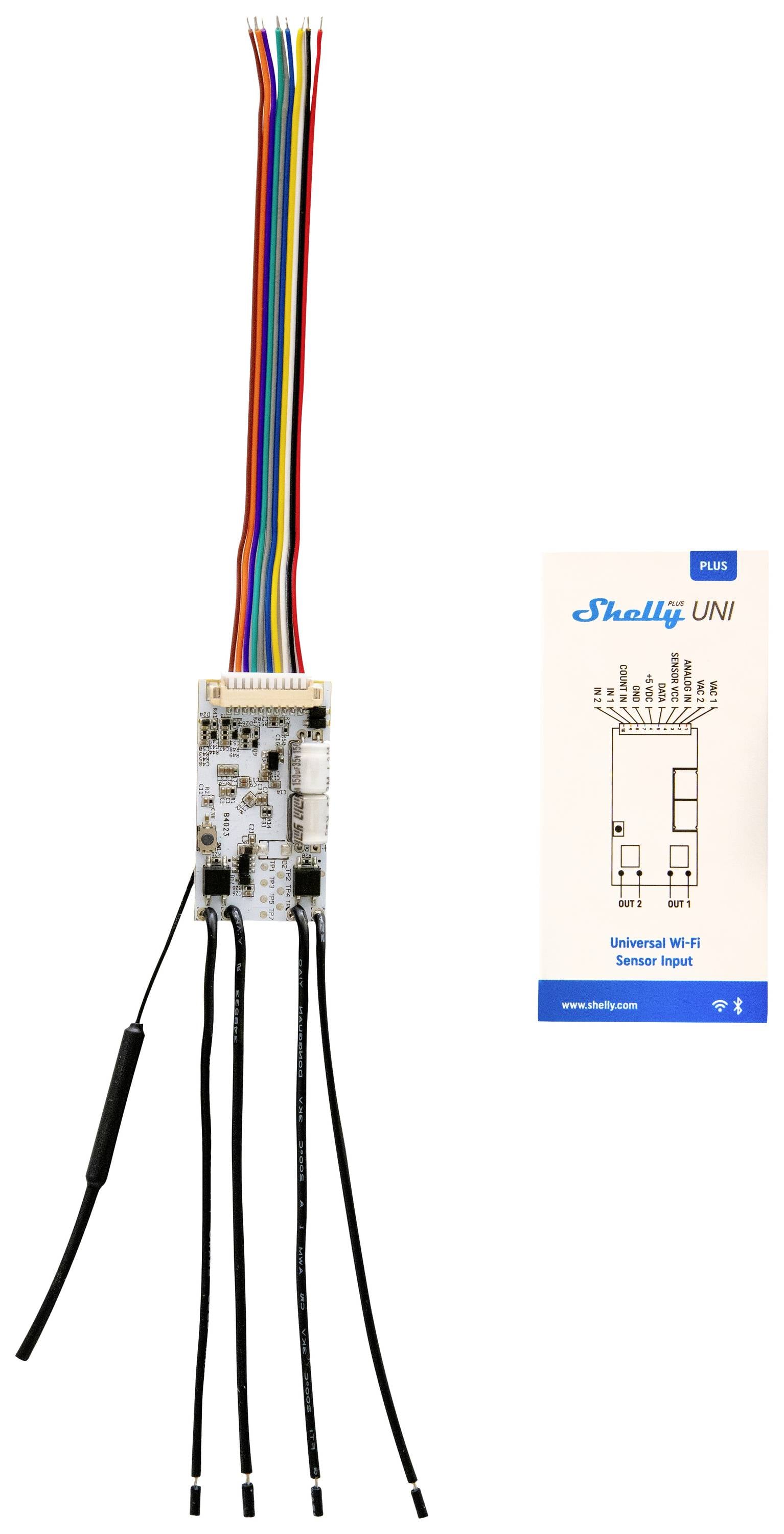 Shelly Shelly Plus Uni Universalmodul Wi-Fi, Bluetooth