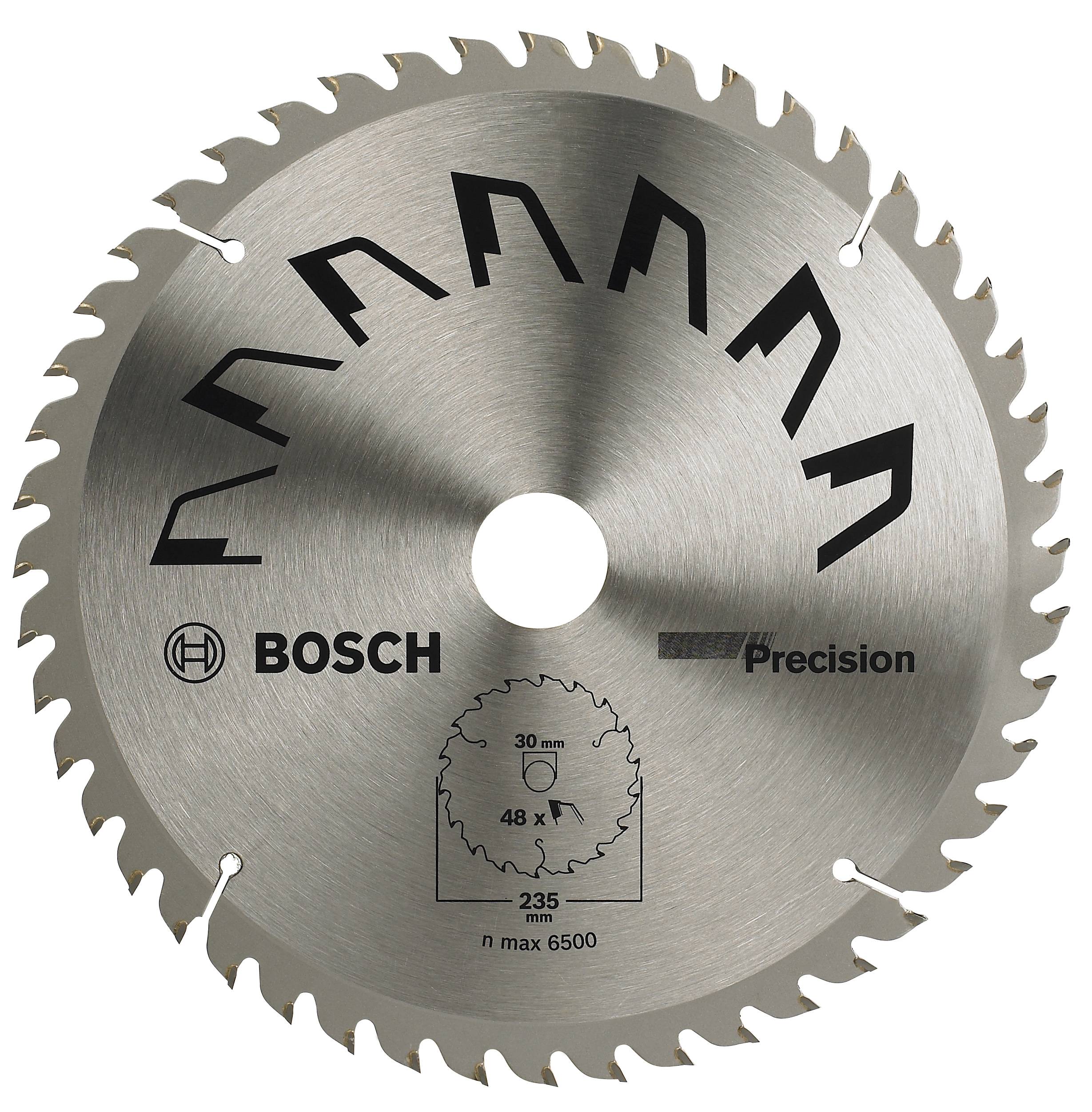Bosch Accessories Precision 2609256877 Hårdmetall cirkelsågklinga 235 x 30 mm Antal tänder (per tum): 48 1 st