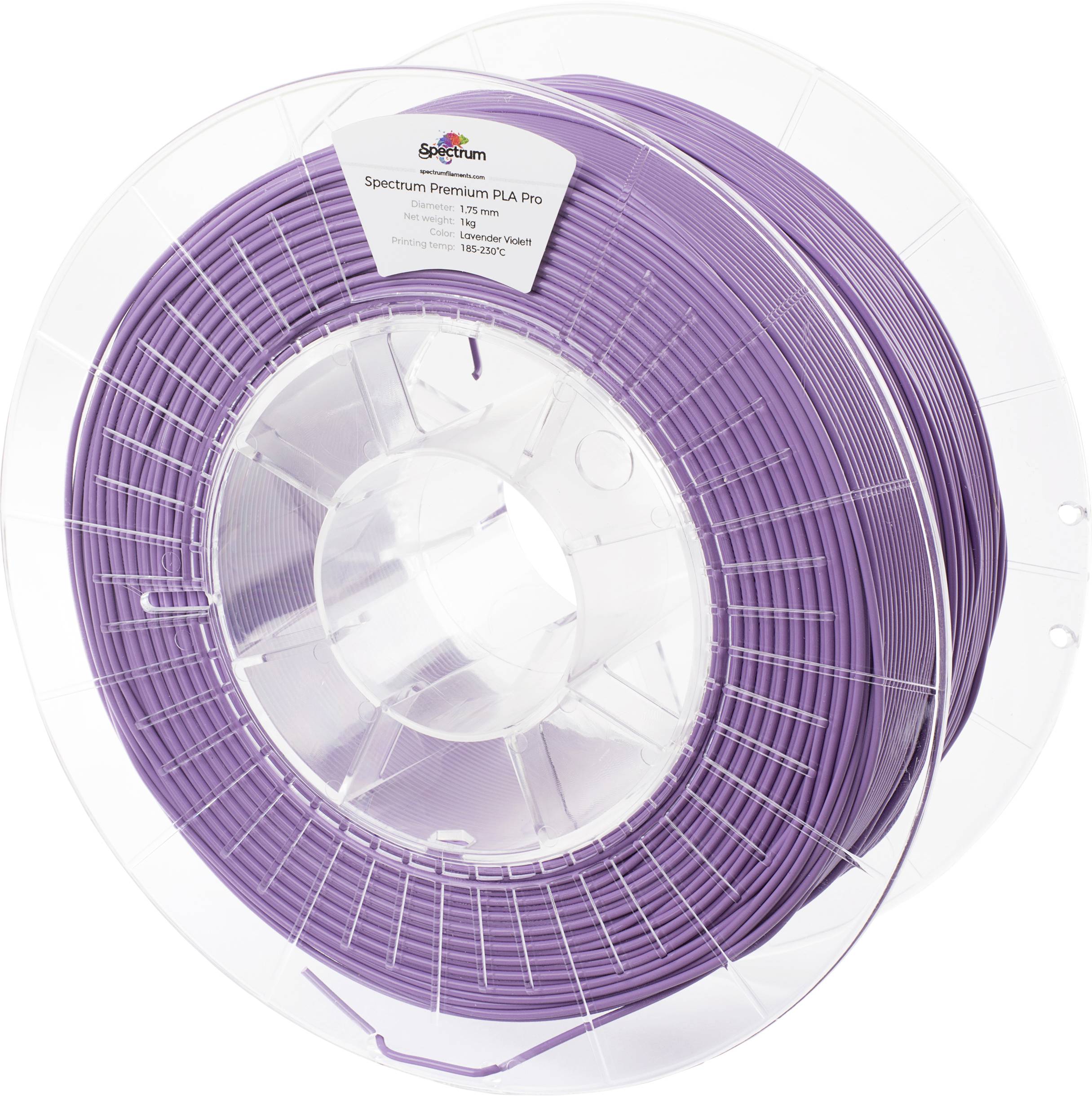 Spectrum Filaments 80135 PLA Pro 3D-skrivare Filament PLA Pro Slagtålig 1.75 mm 1000 g Lavender Violett, Lila 1 st