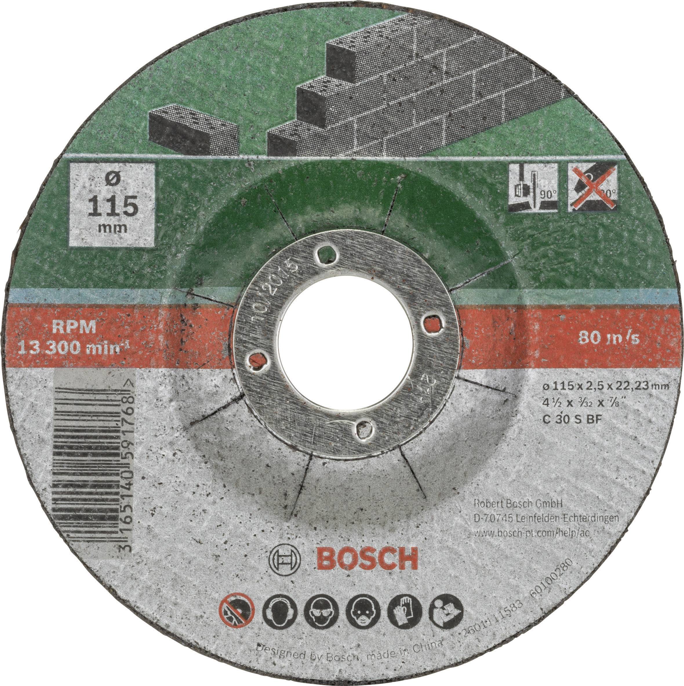 Bosch Accessories C 30 S BF 2609256334 Kapskiva bockad 115 mm 22.23 mm 5 st