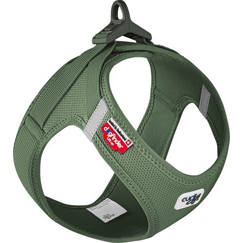 Curli Vest Sele Clasp Air-Mesh Mossgrön
