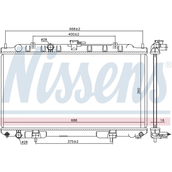Kylare Nissens 17-68740