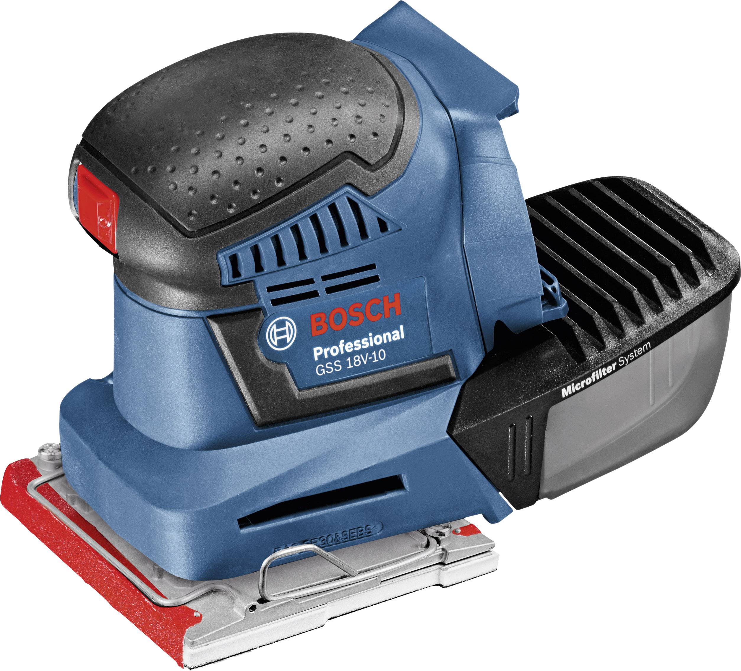 Bosch Professional GSS 18V-10 06019D0200 Slipmaskin batteridriven exkl. batteri/laddare 18 V 101 x 113 mm