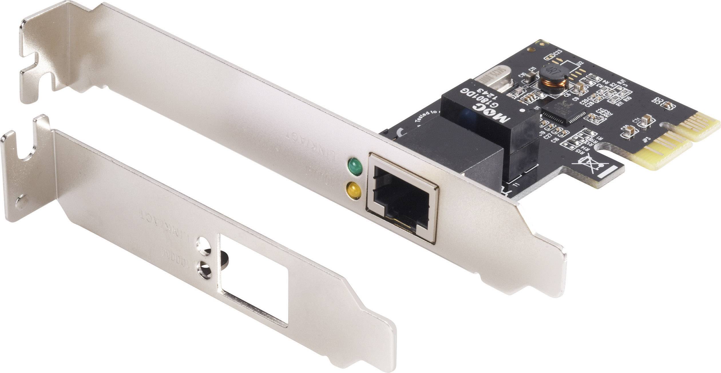 Renkforce Nätverkskort 1 GBit/s PCIe, Gigabit-LAN (1 Gbit/s)