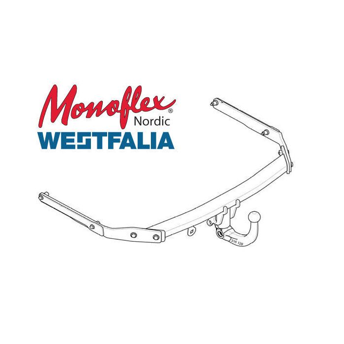 Westfalia Dragkrok med avtagbar kula 27-91457