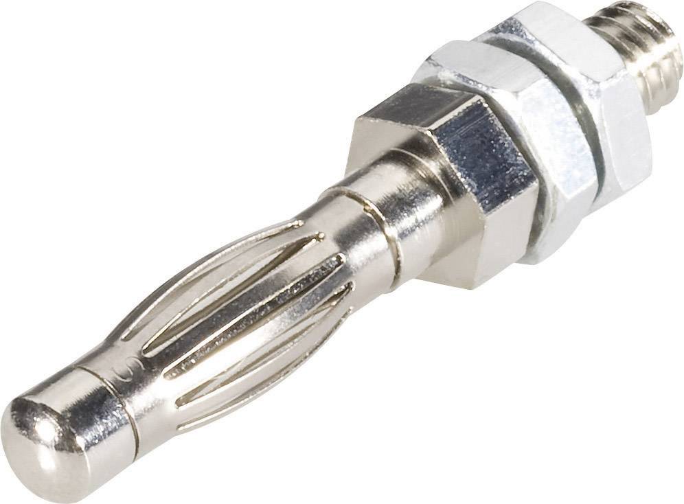 Schnepp EBFKST Laminerade pluggar Kontakt hane inbyggd vertikal Stift-Ø: 4 mm Silver 1 st