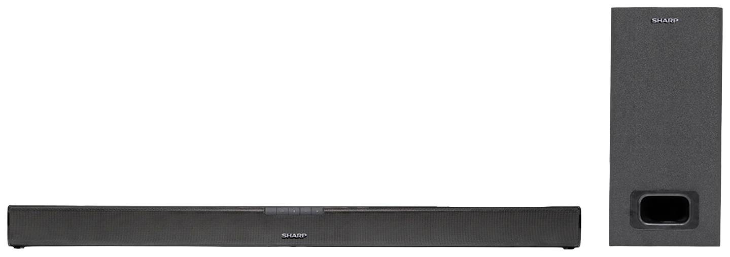 Sharp HT-SBW110 Soundbar Svart (matt) inkl. Subwoofer, Bluetooth®, USB