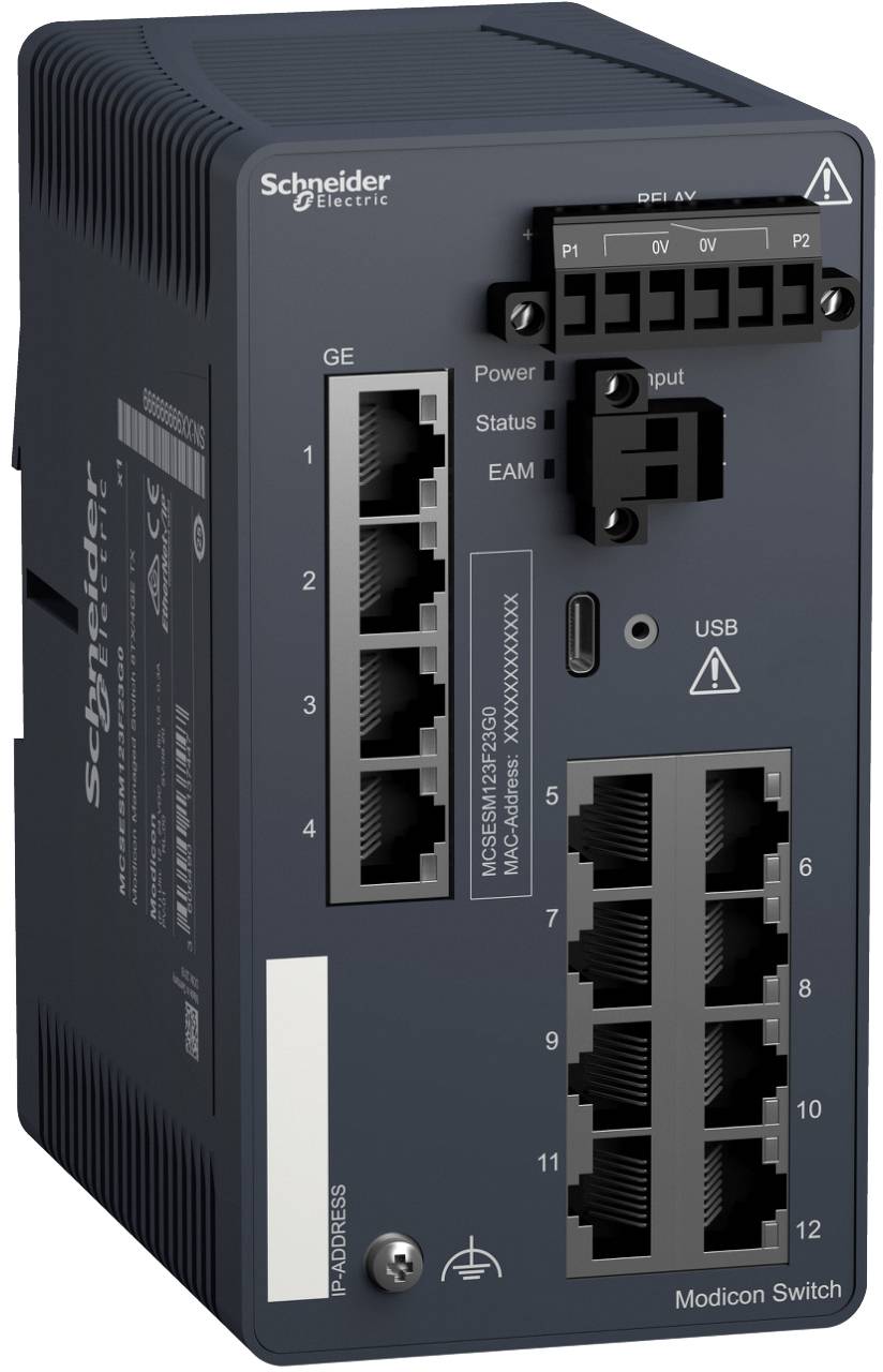 Schneider Electric MCSESM123F23G0 Nätverks-switch