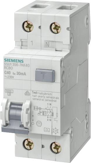 Siemens 5SU13567KK13 Jordfelsbrytare 1-polig 13 A 0.03 A 230 V