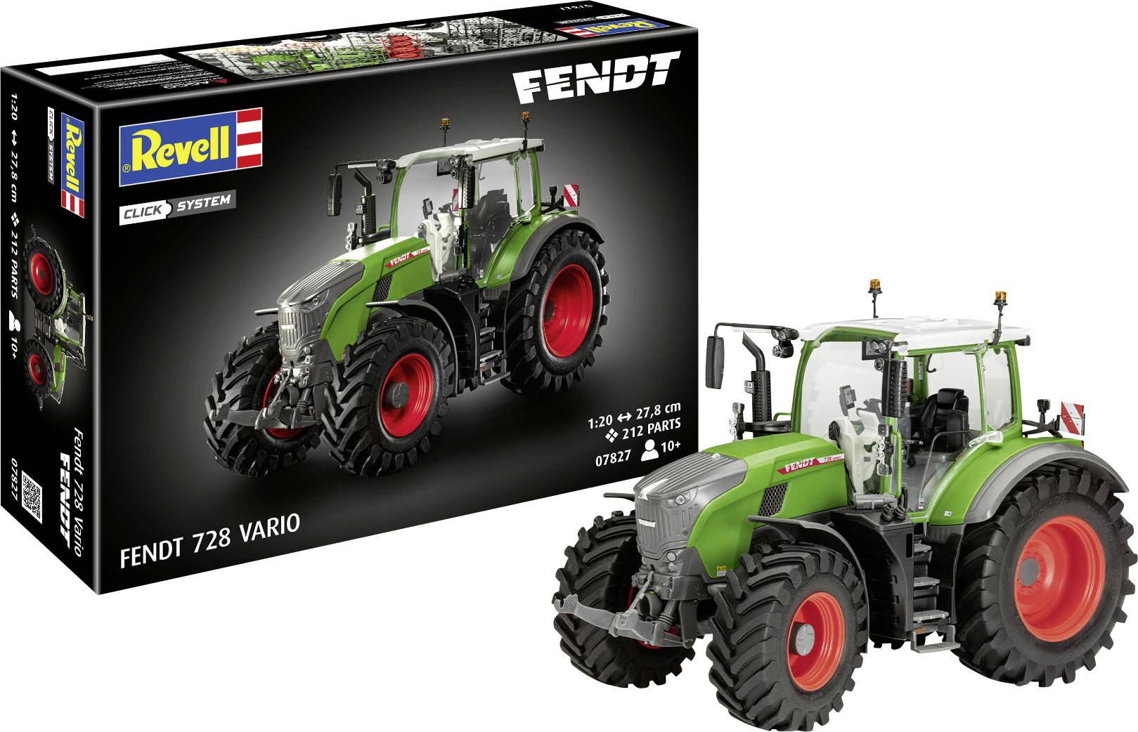 Revell 07827 Traktormodell byggsats 1:20