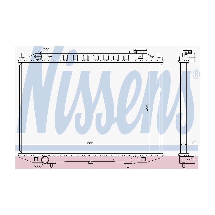 Kylare Nissens 17-68721