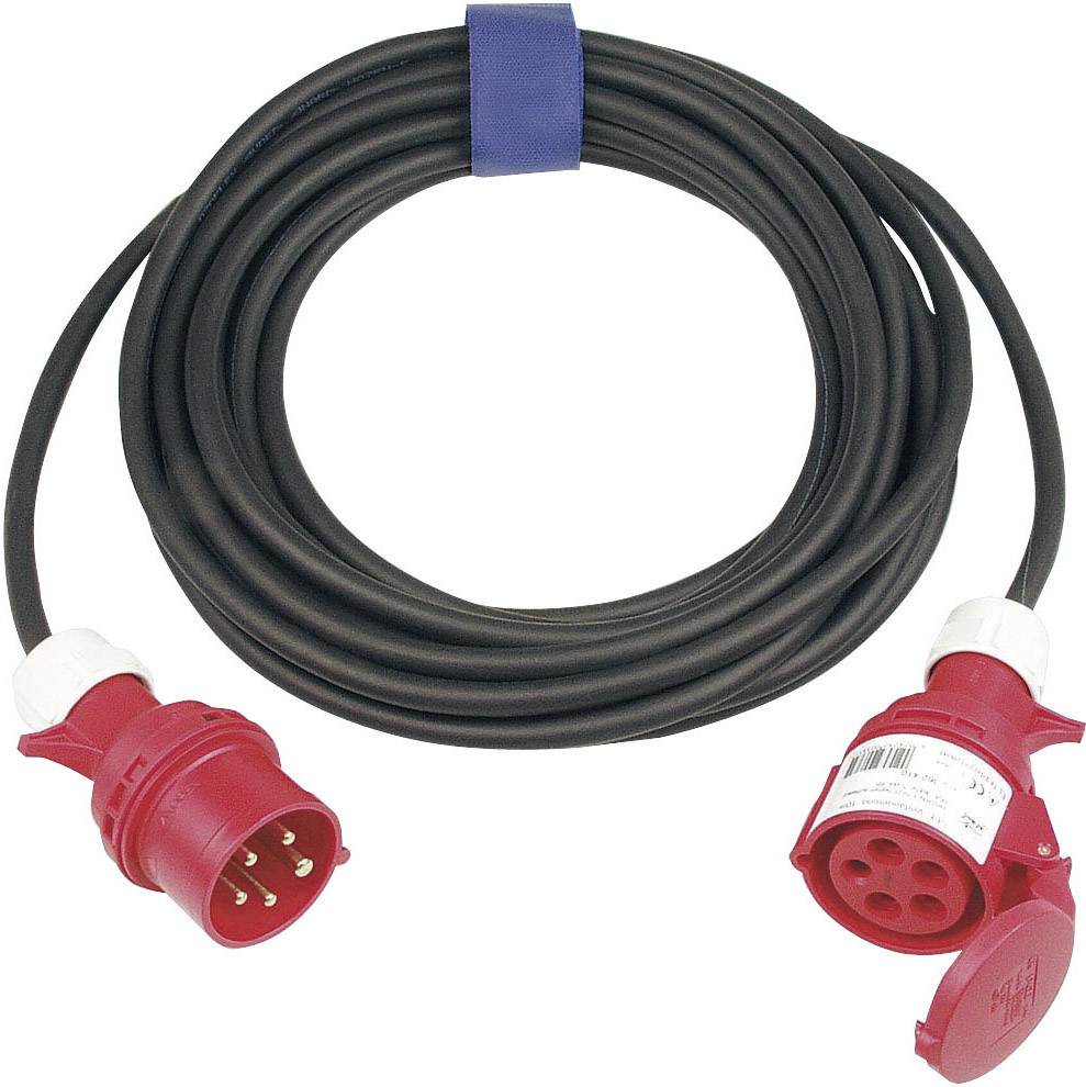 SIROX 365.410 Ström Förlängningskabel 32 A Svart 10.00 m H07RN-F 5G 4 mm²