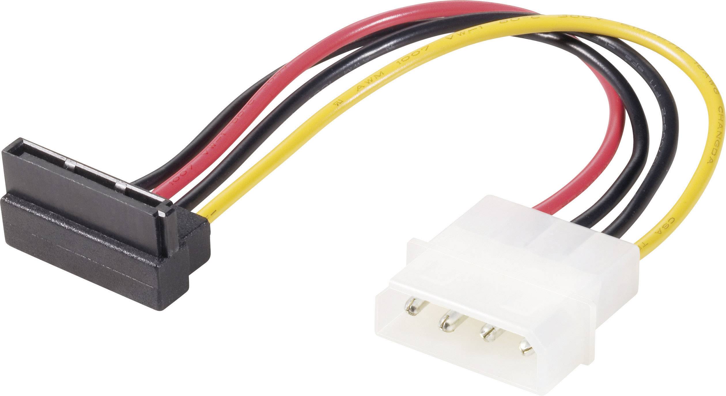 Renkforce StrömAdapter[1x IDE-ström 4-pol hane – 1x SATA-strömkontakt hona 15-pol]0.15 mSvart, Röd, GulRenkforce