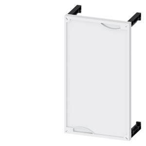 Siemens 8GK45013KK12 ALPHA 400/630 DIN, Leerfeldabdeckungs-Einbausatz med stutzer, H=450 B=250 Effektbrytar-byggsats Pla