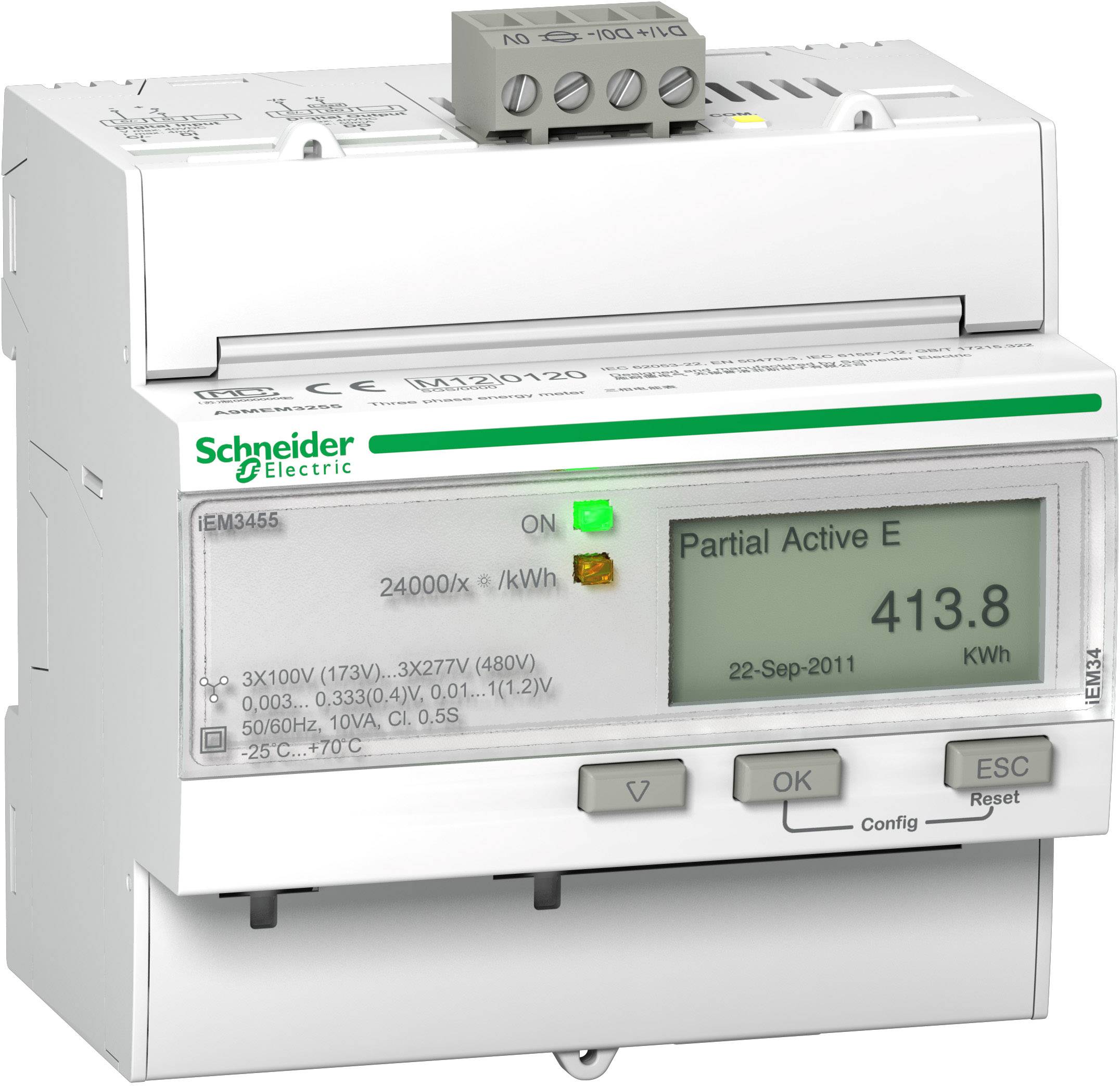 Schneider Electric A9MEM3565 A9MEM3565 E-räknare digital 1 st