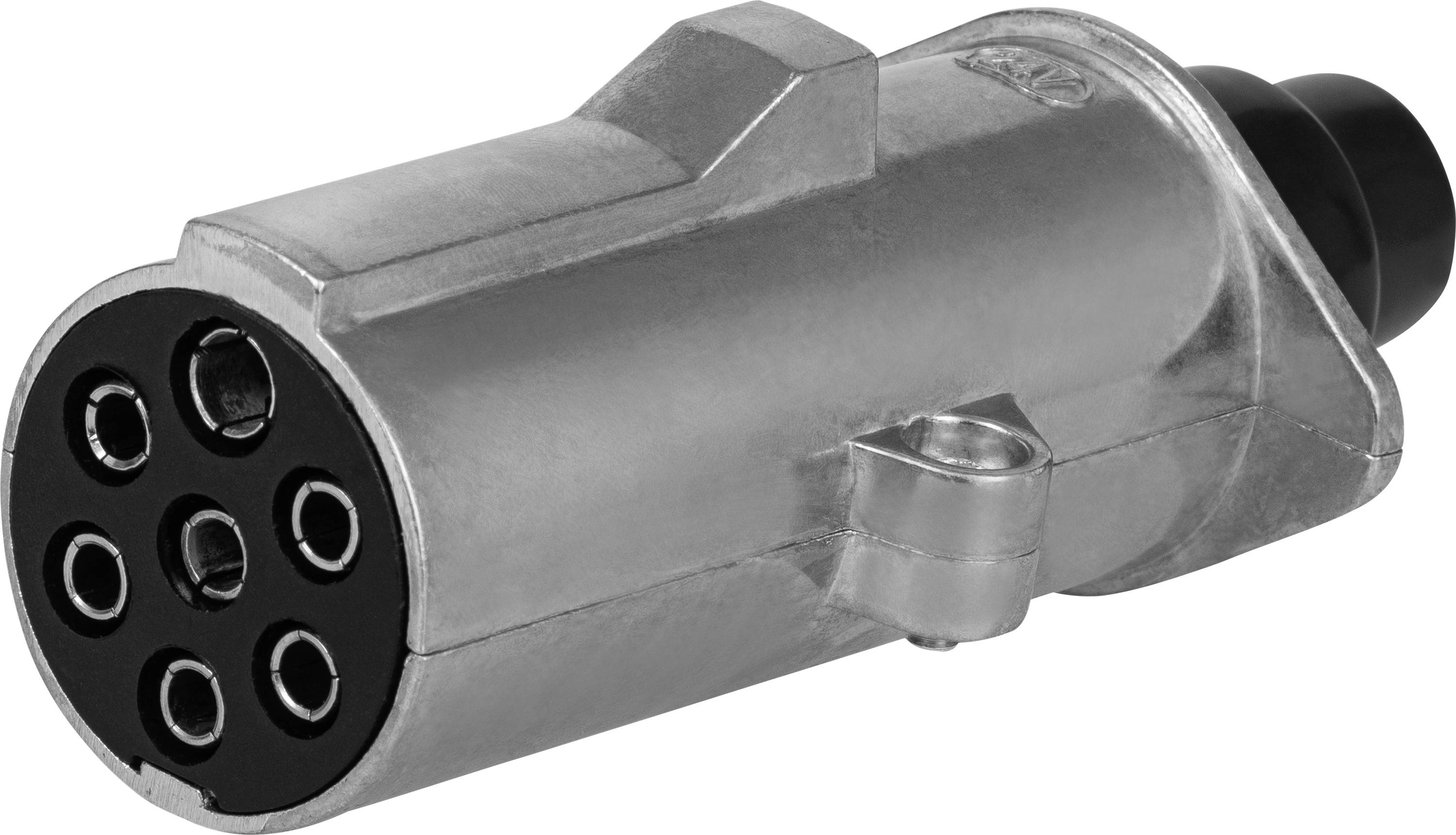 SecoRüt EP024 Släpvagn kontakt [Släpvagnsuttag 7-polig Typ N – öppna kabeländar] Pressgjuten aluminium
