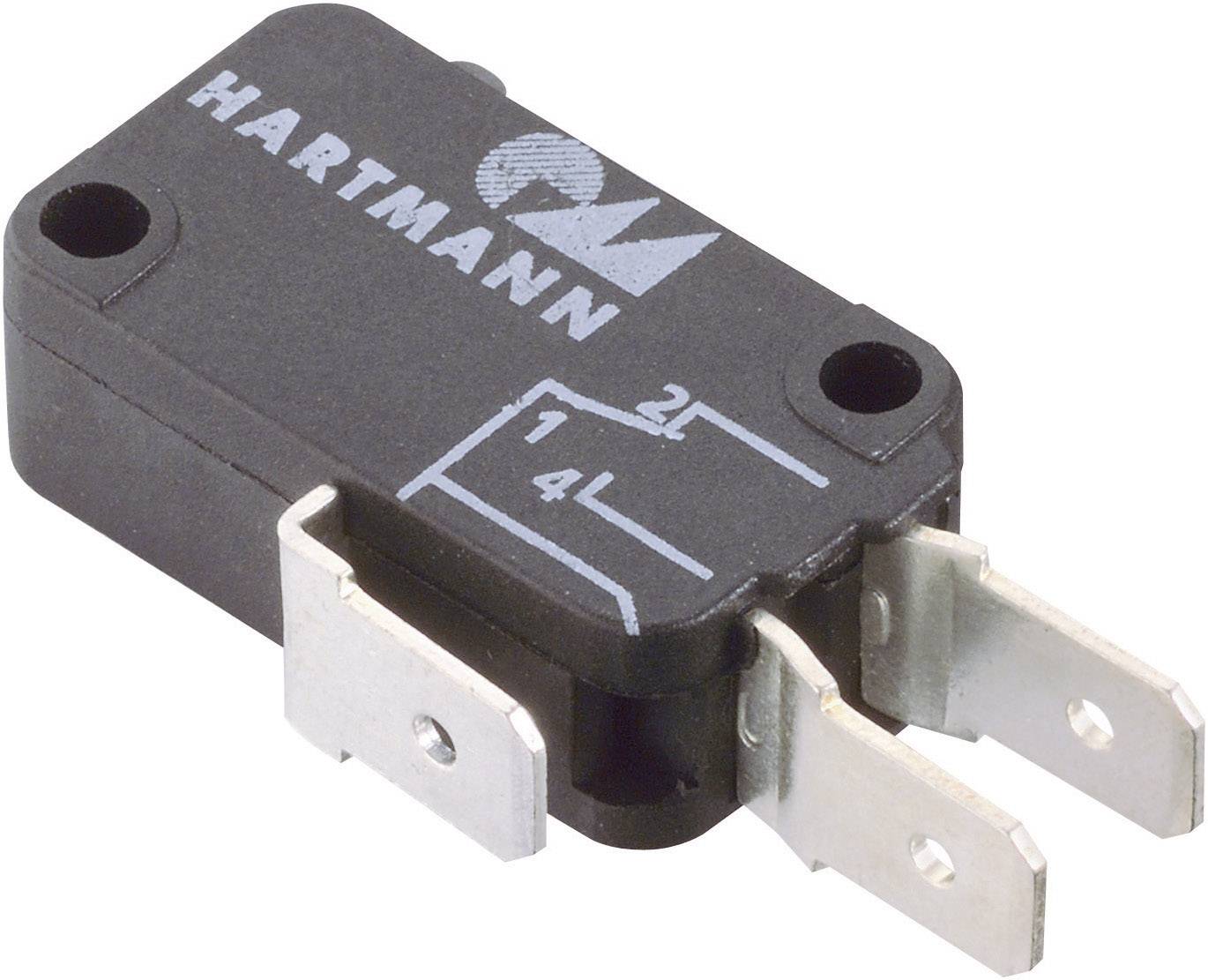 PTR Hartmann 04G01B01X01A Mikro-switch 04G01B01X01A 250 V/AC 16 A 1x Av/(På) momentan 1 st