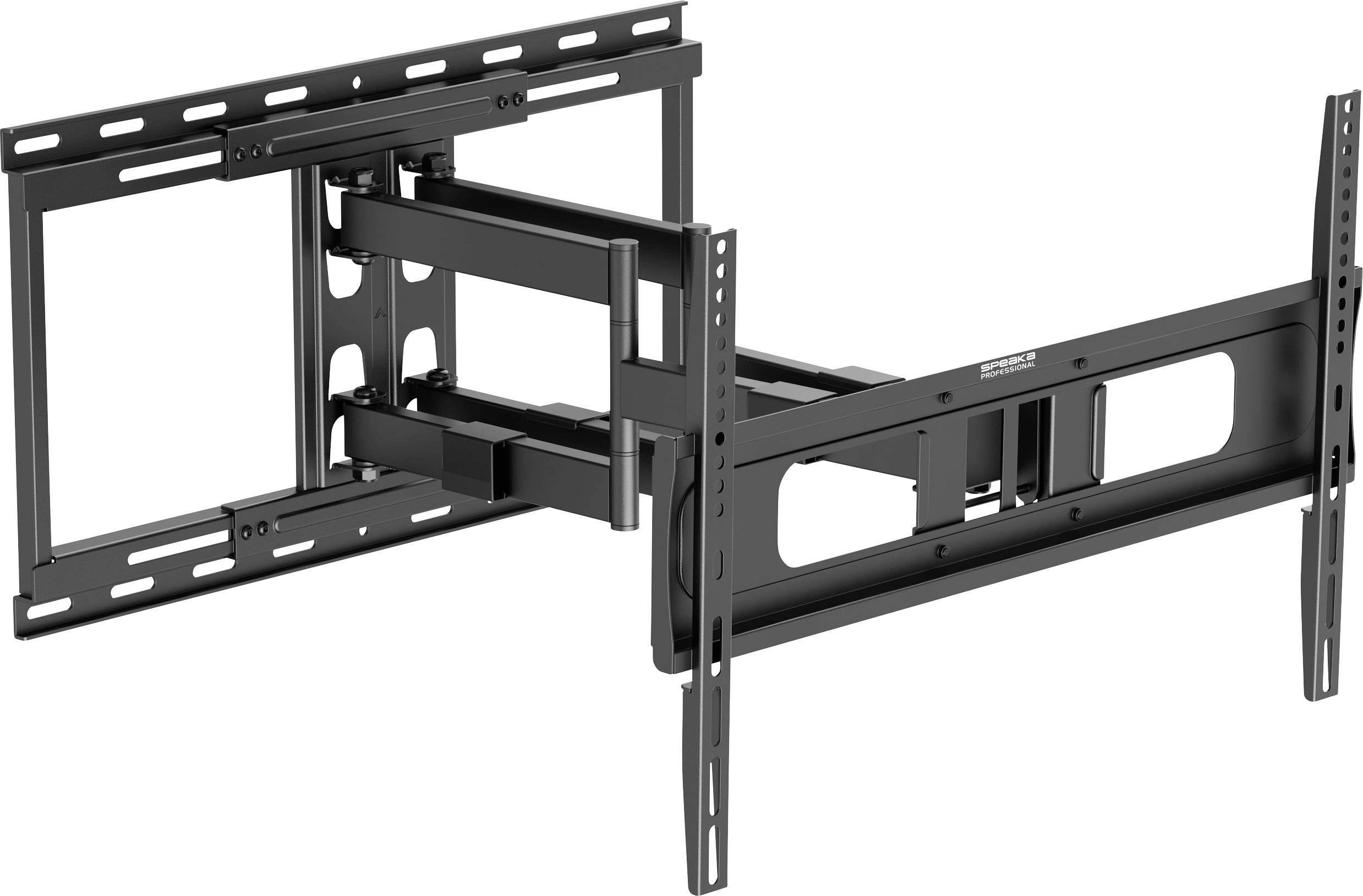 SpeaKa Professional SP-TVM-1200 TV-väggfäste 94,0 cm (37″) – 218,4 cm (86”) Utdragbar, Tiltbar, Svängbar