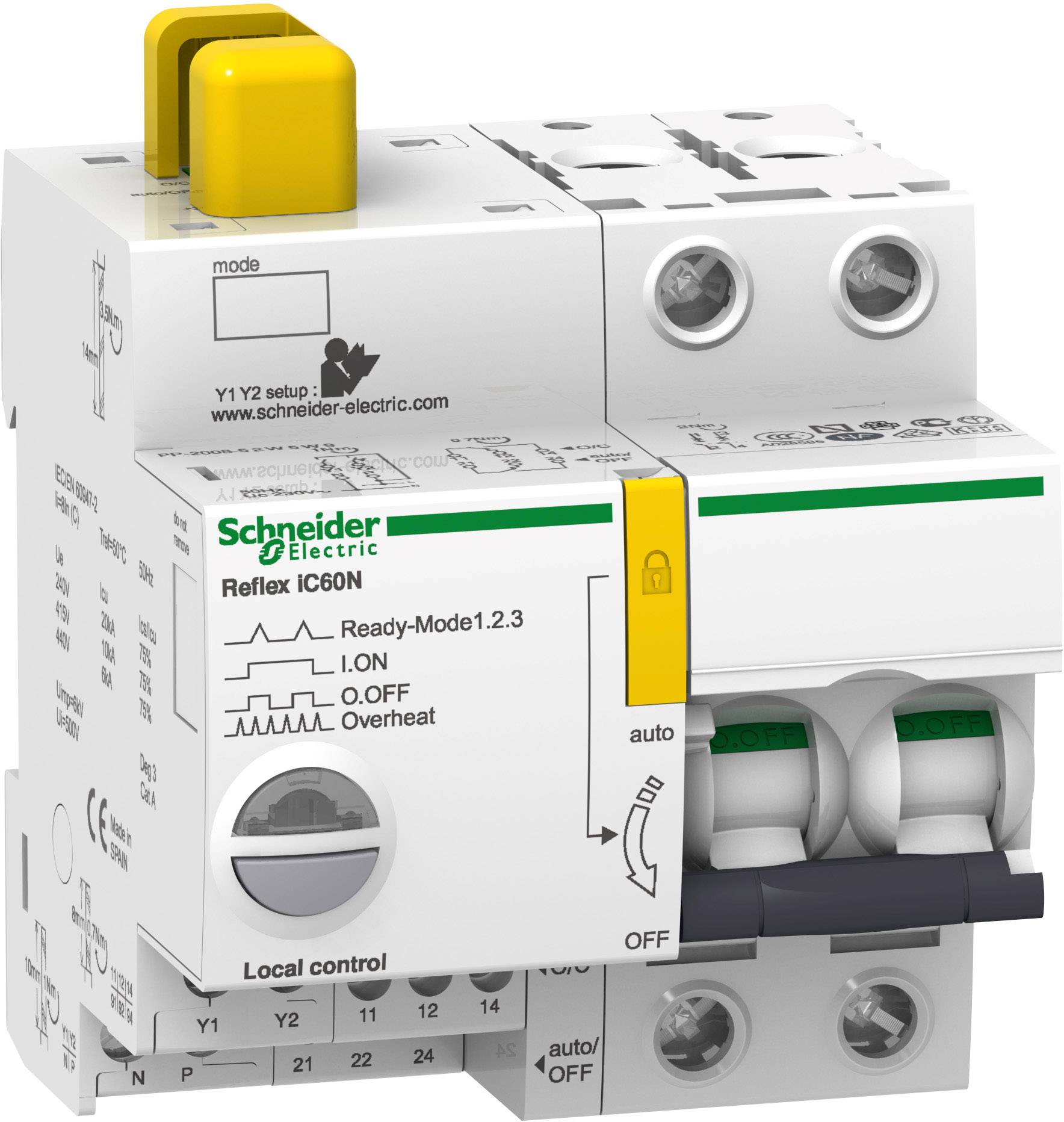 Schneider Electric A9C63225 A9C63225 Automatsäkring 25 A 230 V