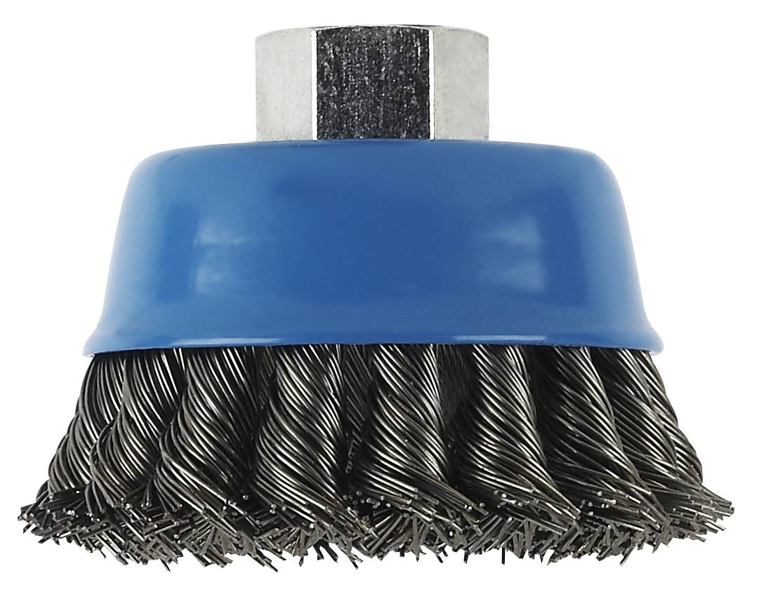 Bosch Accessories Koppborste för vinkel- och rakslip – vågig och mässingsbelagd tråd, 75 mm 2609256503 1 st