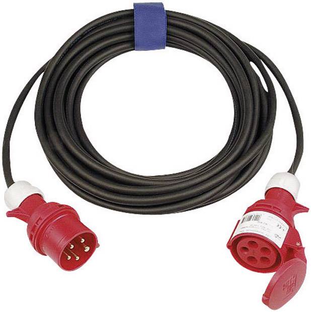 SIROX 363.525 Ström Förlängningskabel 16 A Svart 25.00 m H07RN-F 5G 2,5 mm² med fasinverterare