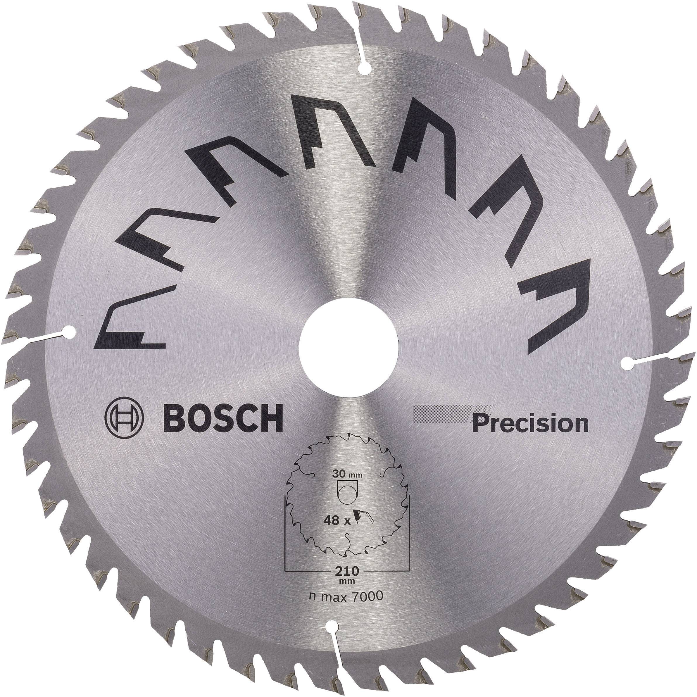 Bosch Accessories Precision 2609256B58 Hårdmetall cirkelsågklinga 210 x 30 mm Antal tänder (per tum): 48 1 st