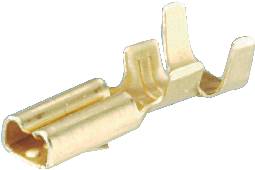 Schlegel FH2,8 Flatstifthylsa Anslutningsbredd: 2.8 mm Anslutningstjocklek: 0.8 mm 180 ° Oisolerad Metall 1 st