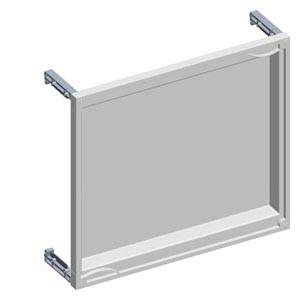 Siemens 8GK45013KK33 Alpha 400/630 din kabeltäckningssats med stöd, 40 mm dragpressad Effektbrytar-byggsats Plast Ljusgr