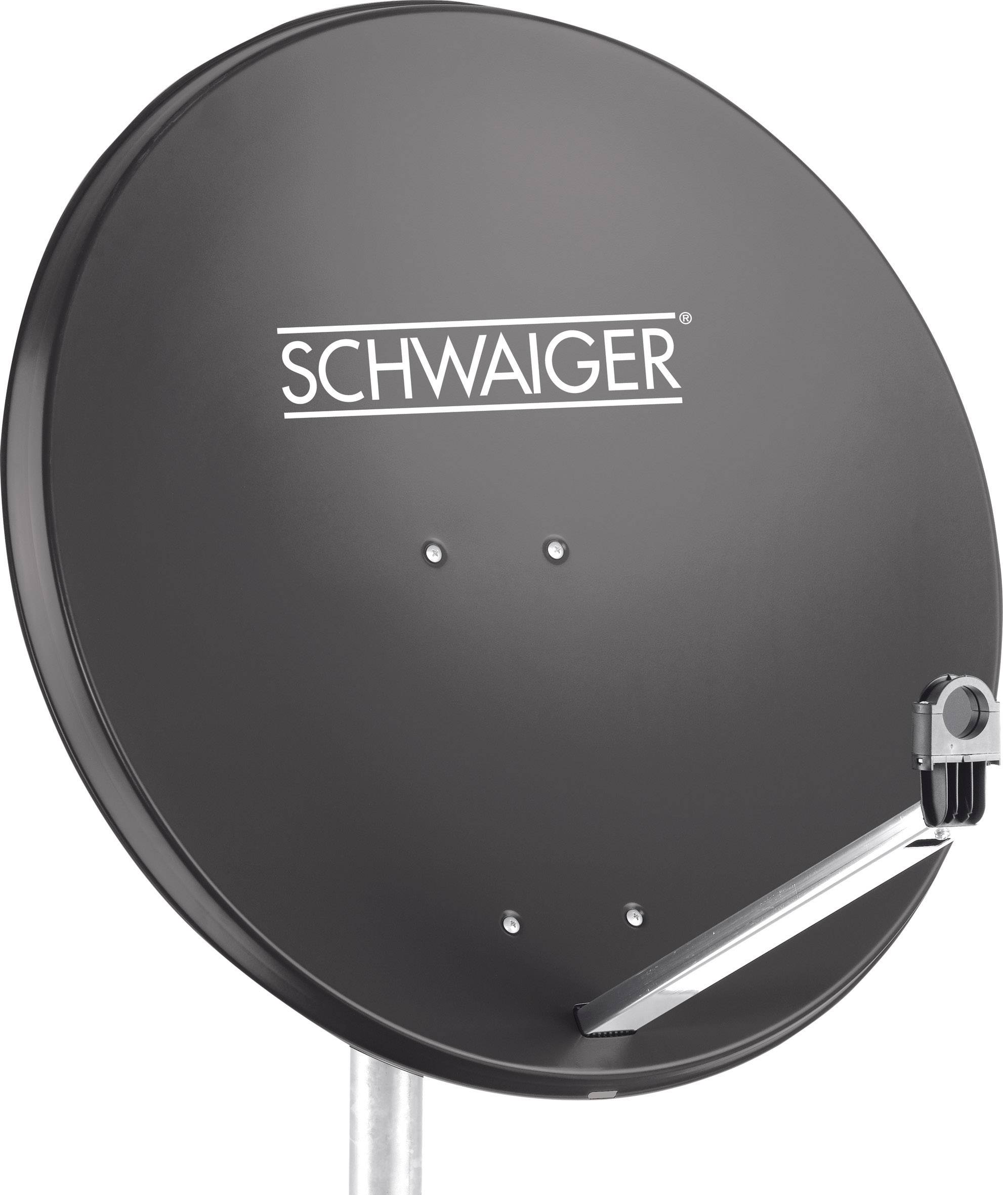 Schwaiger SPI996.1 Parabolantenn 80 cm Reflektormaterial: Stål Antracit