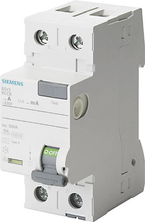 Siemens 5SV36176KL Jordfelsbrytare A 2-polig 80 A 0.3 A 230 V