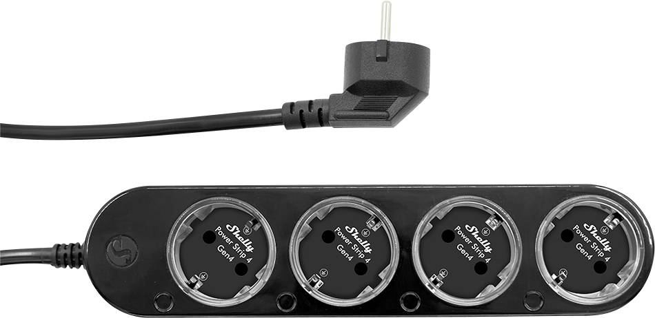 Shelly Power Strip 4 Gen4 Vägguttag