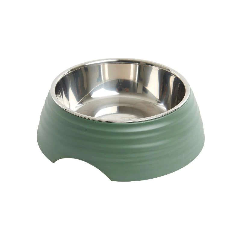 Buster Frosted Ripple Matskål 160 ml, Olivgrön