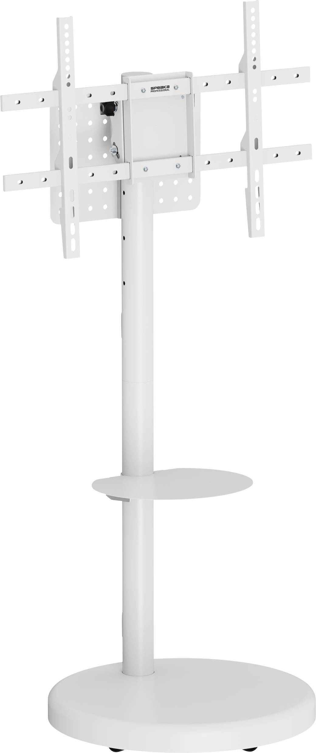SpeaKa Professional SP-TVS-800 TV-golvstativ 94,0 cm (37″) – 218,4 cm (86”) Golvstativ, Tiltbar, Stående format, Liggand