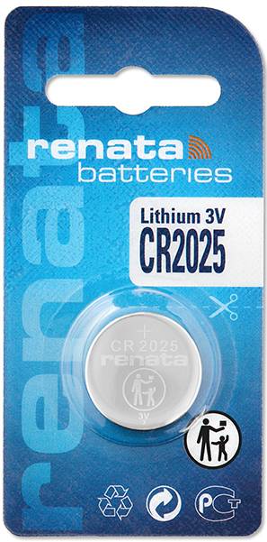 Renata Knappcell CR 2025 3 V 1 st 165 mAh Litium