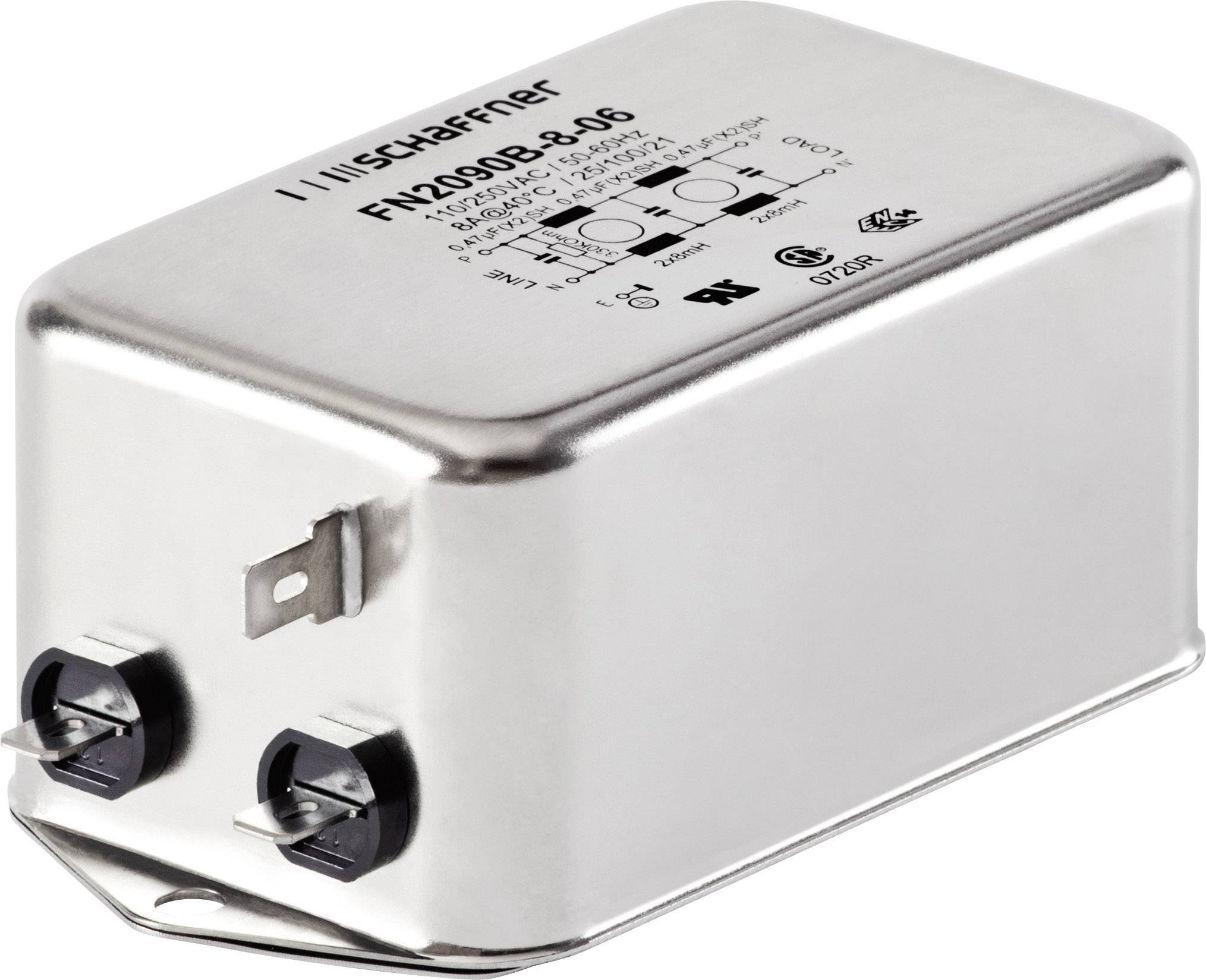 Schaffner FN2090-3-06 Brusfilter 250 V/AC 3 A 14 mH (L x B x H) 85 x 54 x 30.3 mm 1 st