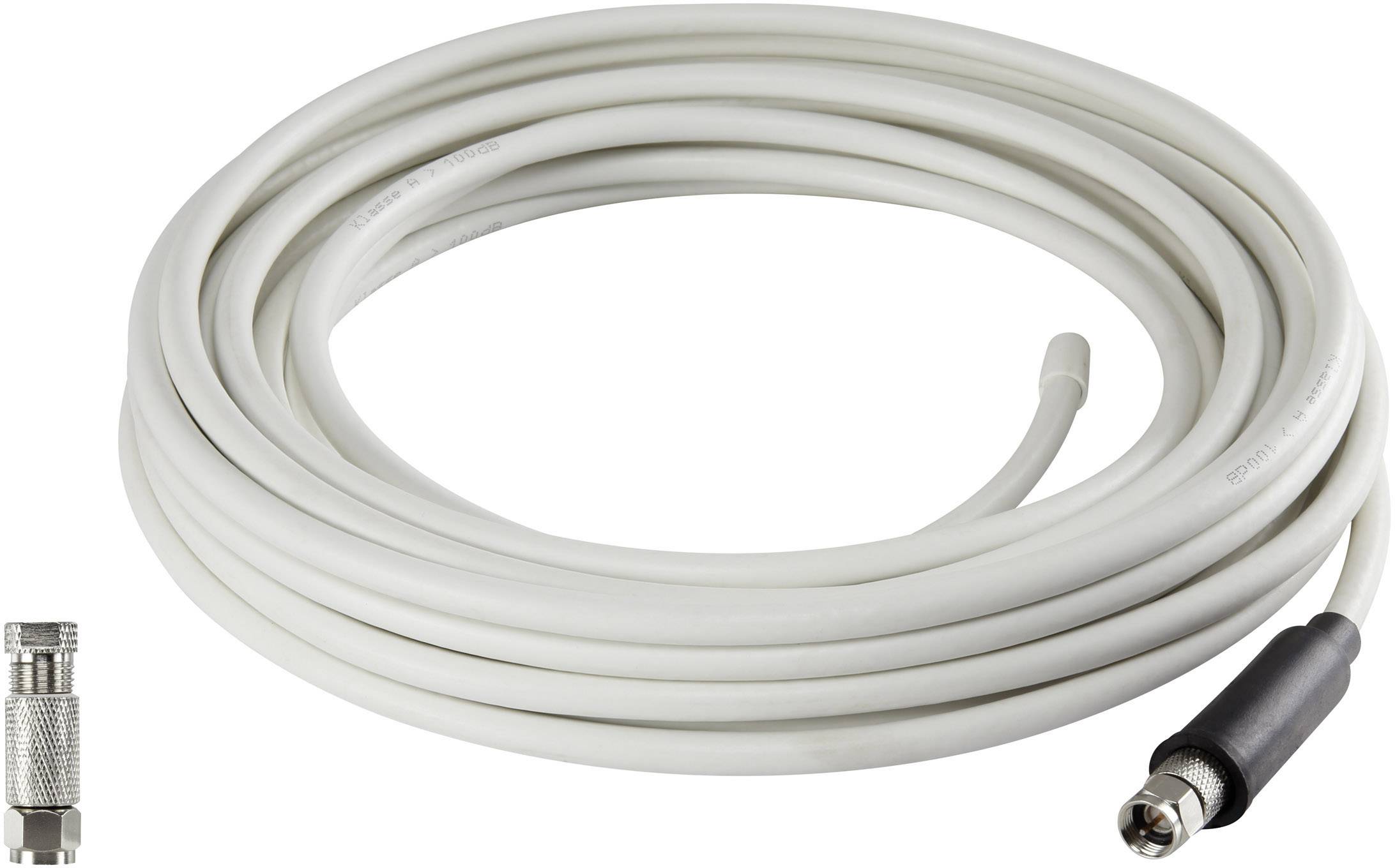 Renkforce SKB 488-10 Parabol Anslutningskabel Koax 10.00 m fyrfaldig avskärmning 100 dB